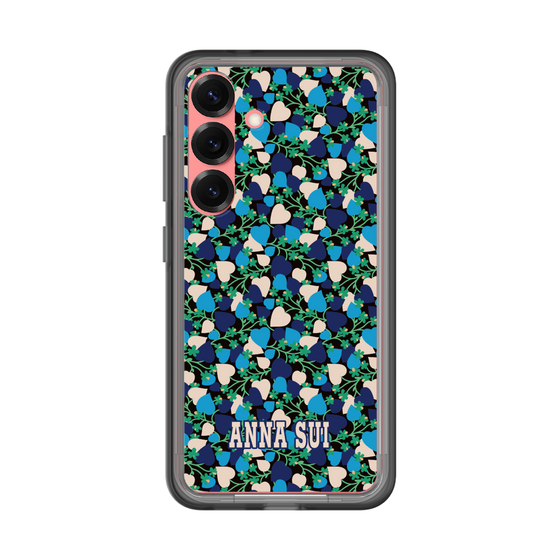 スリムプロテクションプレミアムケース［ ANNA SUI - HEARTS VINE - BLUE ］