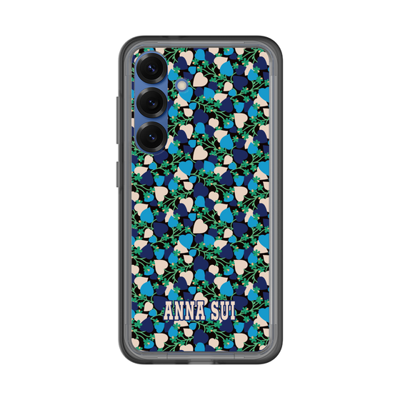 スリムプロテクションプレミアムケース［ ANNA SUI - HEARTS VINE - BLUE ］