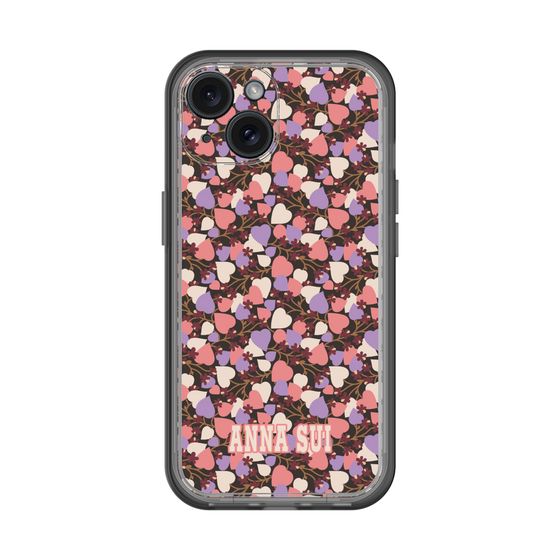スリムプロテクションプレミアムケース［ ANNA SUI - HEARTS VINE - PINK ］