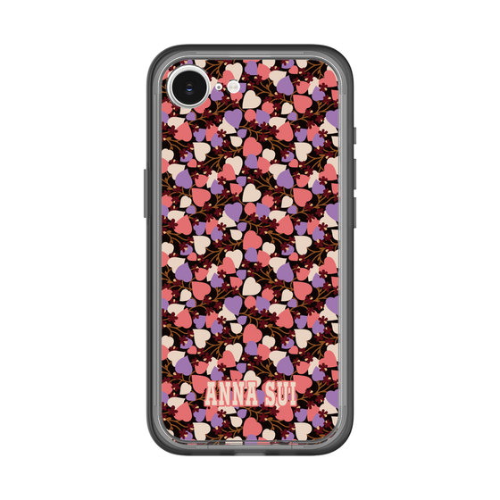 スリムプロテクションプレミアムケース［ ANNA SUI - HEARTS VINE - PINK ］