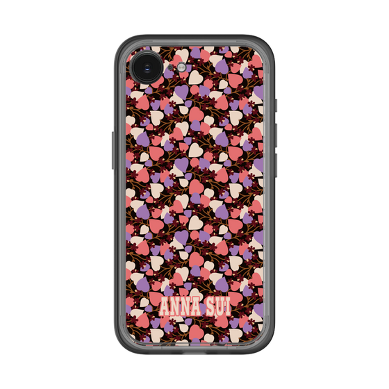 スリムプロテクションプレミアムケース［ ANNA SUI - HEARTS VINE - PINK ］