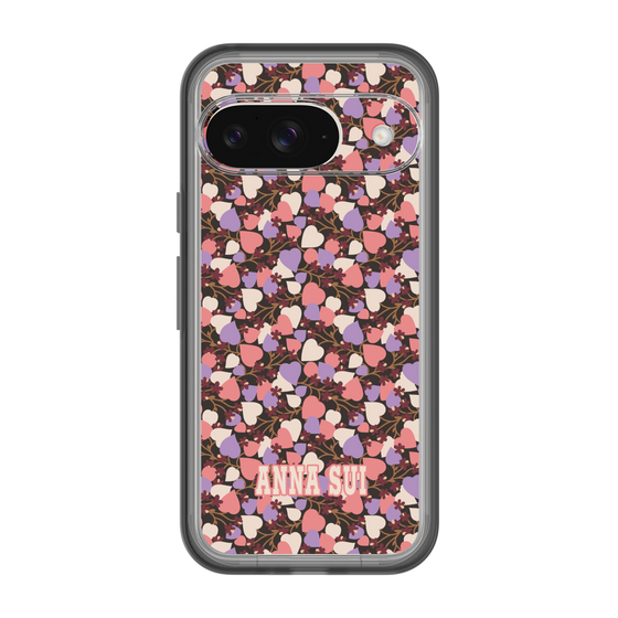 スリムプロテクションプレミアムケース［ ANNA SUI - HEARTS VINE - PINK ］