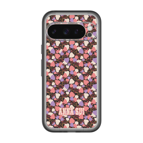 スリムプロテクションプレミアムケース［ ANNA SUI - HEARTS VINE - PINK ］