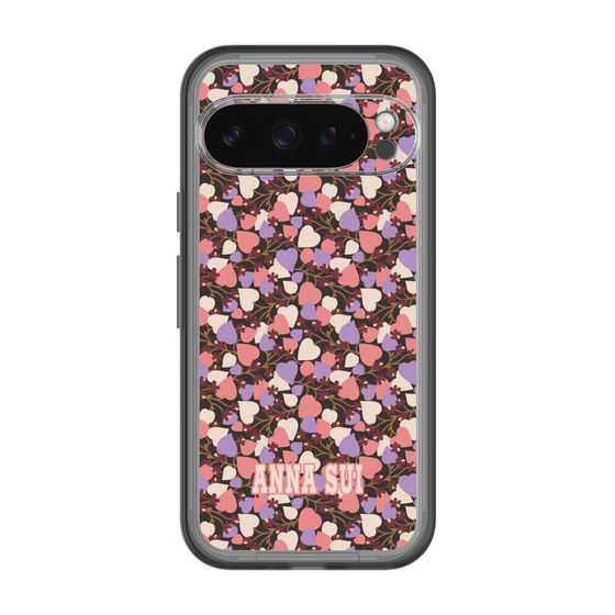 スリムプロテクションプレミアムケース［ ANNA SUI - HEARTS VINE - PINK ］
