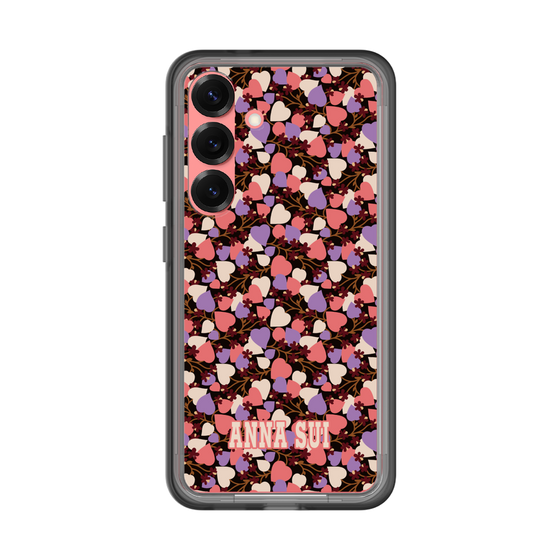 スリムプロテクションプレミアムケース［ ANNA SUI - HEARTS VINE - PINK ］