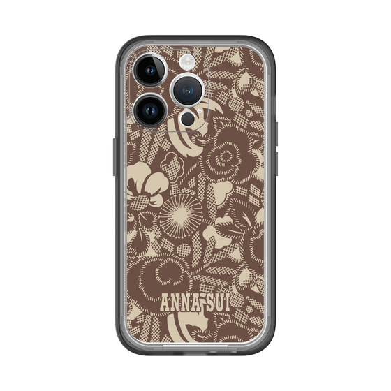 スリムプロテクションプレミアムケース［ ANNA SUI - STITCHED FLORAL ］