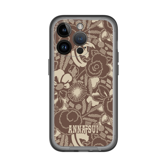 スリムプロテクションプレミアムケース［ ANNA SUI - STITCHED FLORAL ］