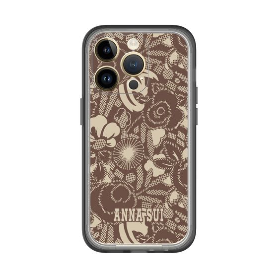 スリムプロテクションプレミアムケース［ ANNA SUI - STITCHED FLORAL ］