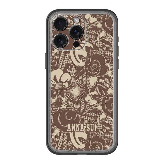 スリムプロテクションプレミアムケース［ ANNA SUI - STITCHED FLORAL ］