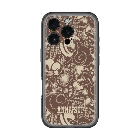 スリムプロテクションプレミアムケース［ ANNA SUI - STITCHED FLORAL ］