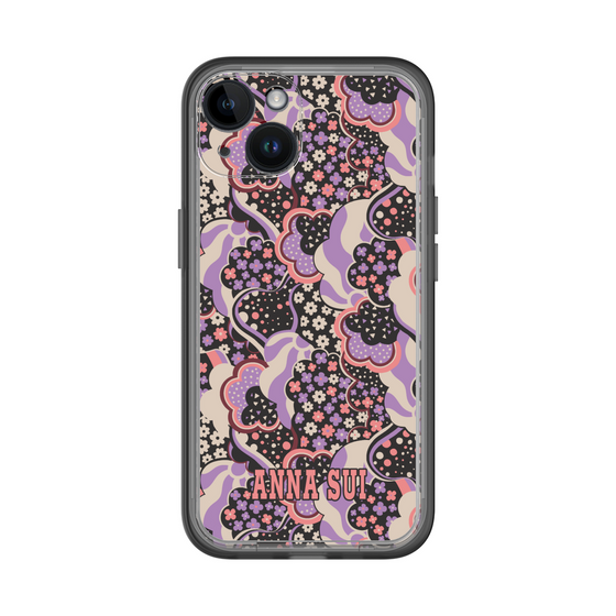 スリムプロテクションプレミアムケース［ ANNA SUI - WAVY CLOUDS ］