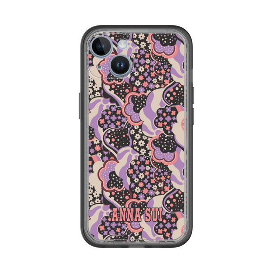 スリムプロテクションプレミアムケース［ ANNA SUI - WAVY CLOUDS ］
