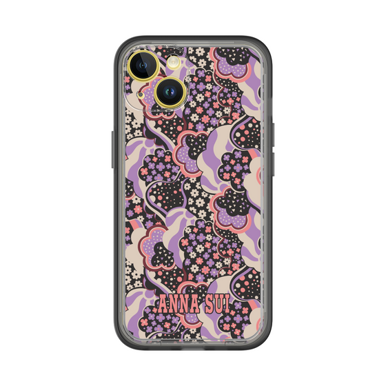 スリムプロテクションプレミアムケース［ ANNA SUI - WAVY CLOUDS ］