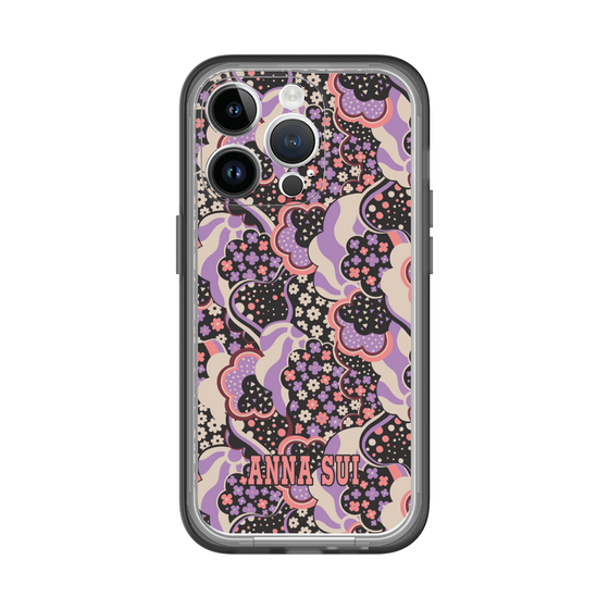 スリムプロテクションプレミアムケース［ ANNA SUI - WAVY CLOUDS ］
