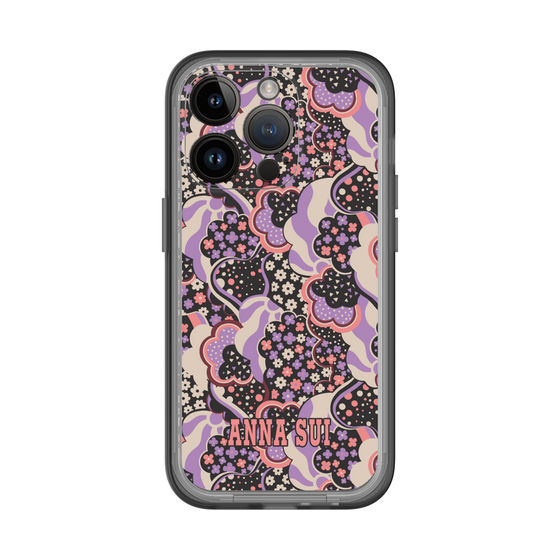 スリムプロテクションプレミアムケース［ ANNA SUI - WAVY CLOUDS ］