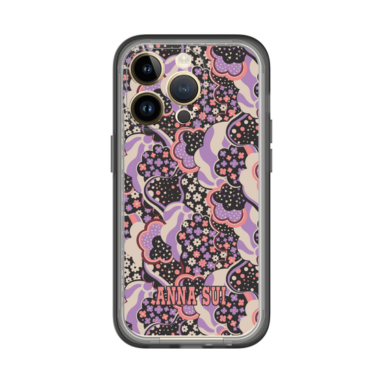 スリムプロテクションプレミアムケース［ ANNA SUI - WAVY CLOUDS ］