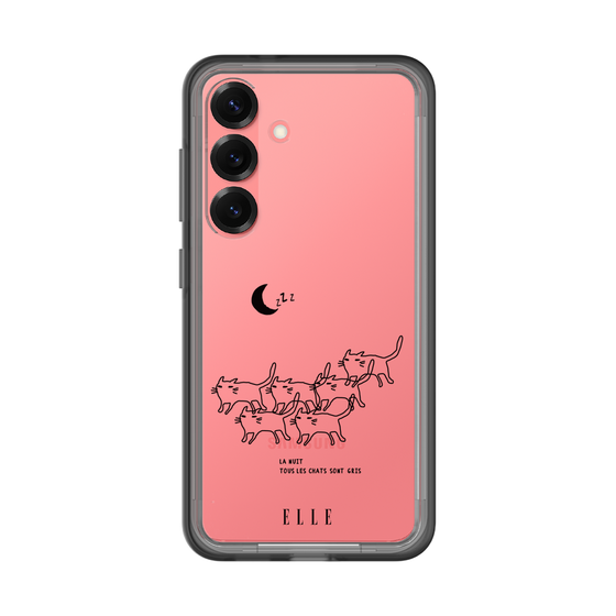 スリムプロテクションプレミアムケース［ ELLE - All cats are grey in the dark ］