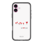 スリムプロテクションプレミアムケース［ ELLE - Let who love me follow me - ホワイト ］