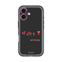 スリムプロテクションプレミアムケース［ ELLE - Let who love me follow me - ブラック ］