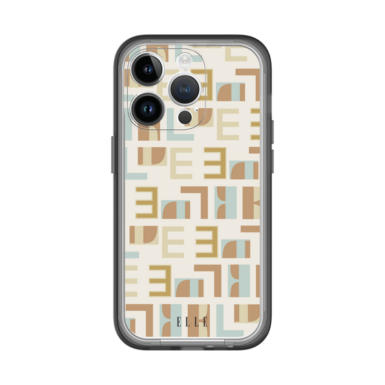 スリムプロテクションプレミアムケース［ ELLE - Iconics Prints1 ］