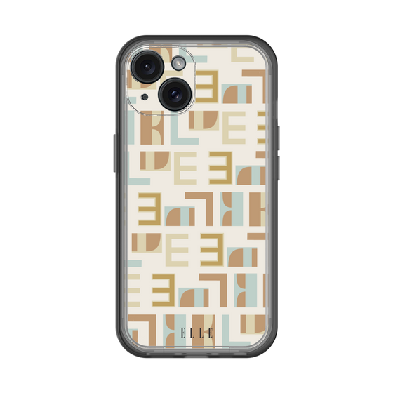 スリムプロテクションプレミアムケース［ ELLE - Iconics Prints1 ］