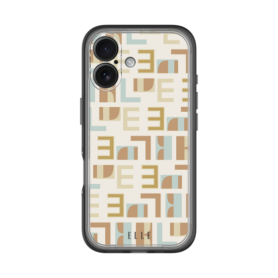 スリムプロテクションプレミアムケース［ ELLE - Iconics Prints1 ］