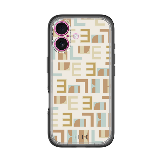 スリムプロテクションプレミアムケース［ ELLE - Iconics Prints1 ］