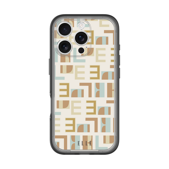 スリムプロテクションプレミアムケース［ ELLE - Iconics Prints1 ］