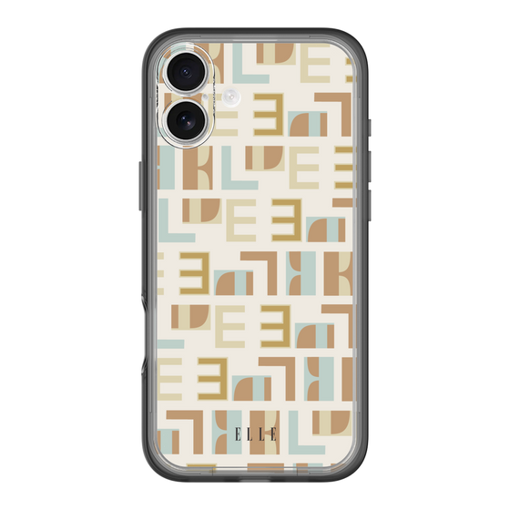 スリムプロテクションプレミアムケース［ ELLE - Iconics Prints1 ］