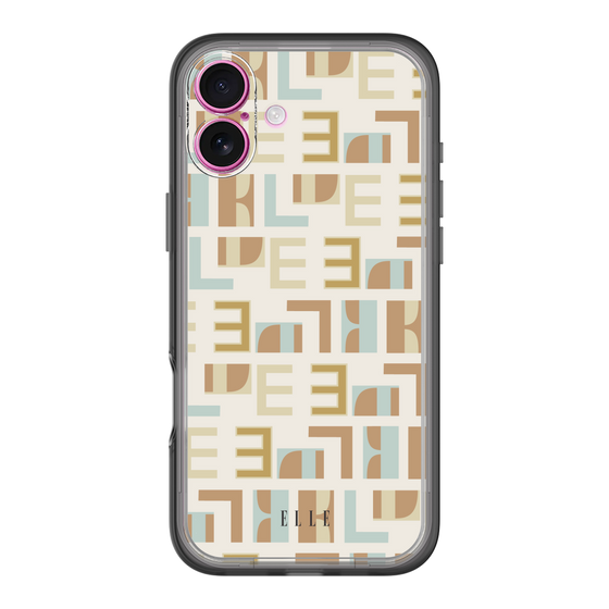 スリムプロテクションプレミアムケース［ ELLE - Iconics Prints1 ］