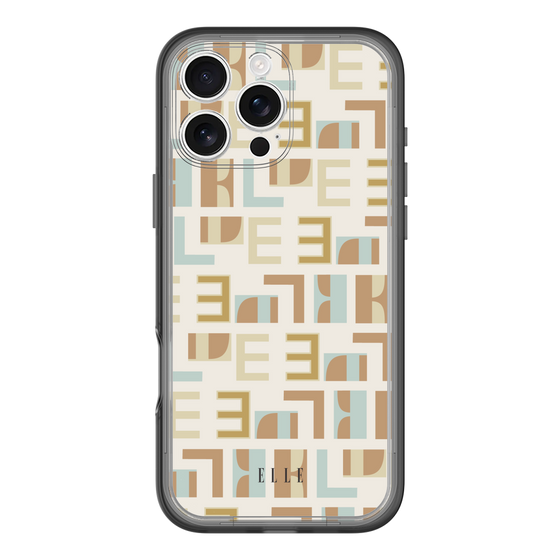 スリムプロテクションプレミアムケース［ ELLE - Iconics Prints1 ］