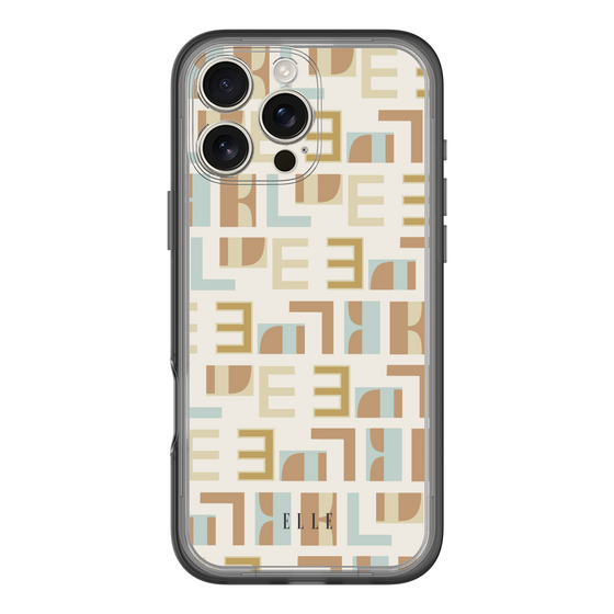 スリムプロテクションプレミアムケース［ ELLE - Iconics Prints1 ］