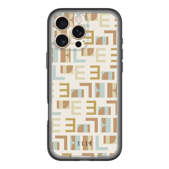 スリムプロテクションプレミアムケース［ ELLE - Iconics Prints1 ］