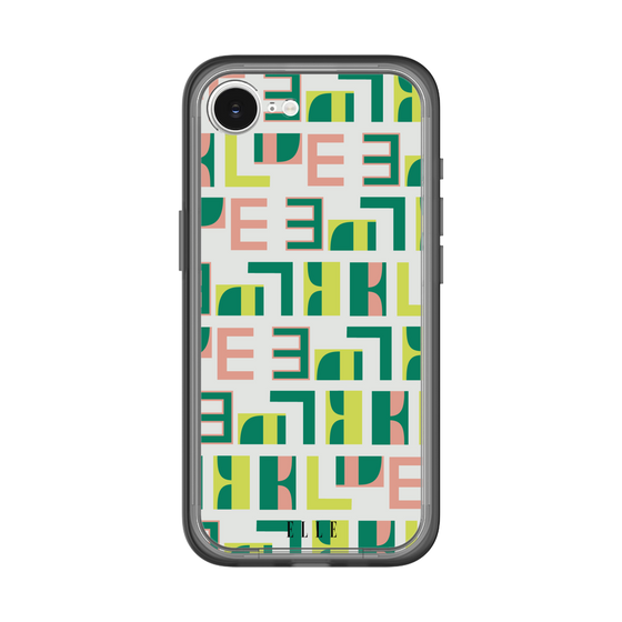 スリムプロテクションプレミアムケース［ ELLE - Iconics Prints2 ］