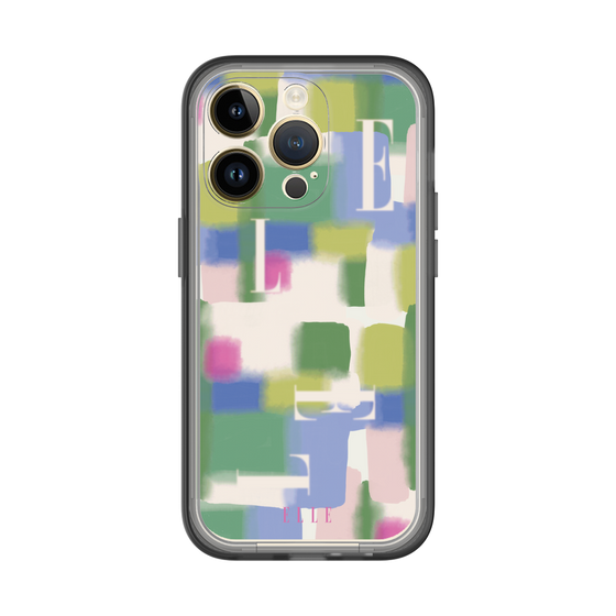 スリムプロテクションプレミアムケース［ ELLE - Iconics Prints3 ］