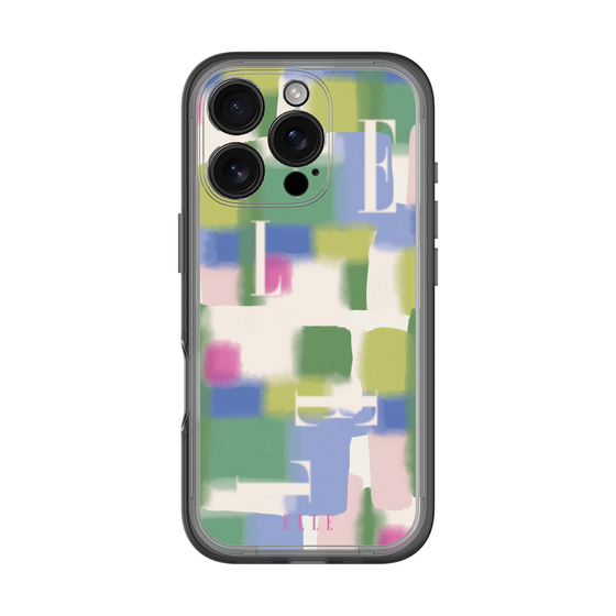 スリムプロテクションプレミアムケース［ ELLE - Iconics Prints3 ］