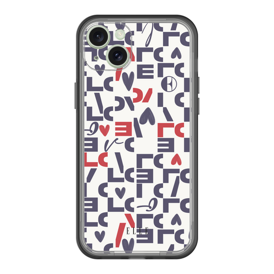 スリムプロテクションプレミアムケース［ ELLE - Simply Graphical ］