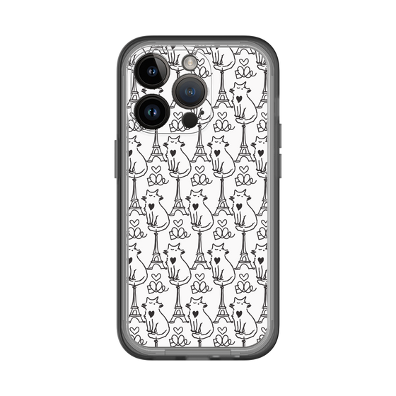 スリムプロテクションプレミアムケース［ ELLE - Cats ］