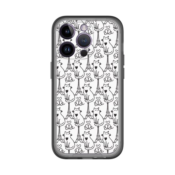 スリムプロテクションプレミアムケース［ ELLE - Cats ］