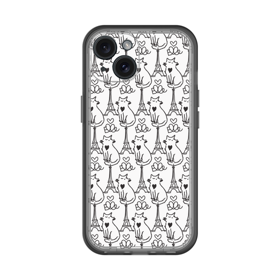 スリムプロテクションプレミアムケース［ ELLE - Cats ］