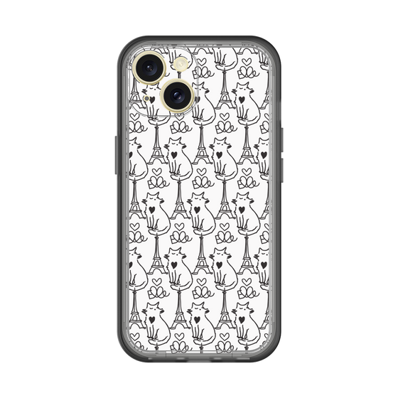 スリムプロテクションプレミアムケース［ ELLE - Cats ］