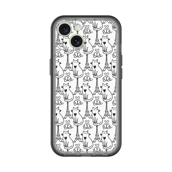 スリムプロテクションプレミアムケース［ ELLE - Cats ］