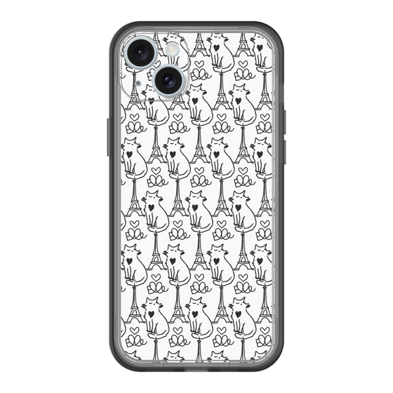 スリムプロテクションプレミアムケース［ ELLE - Cats ］