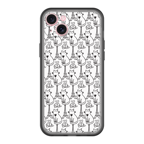 スリムプロテクションプレミアムケース［ ELLE - Cats ］