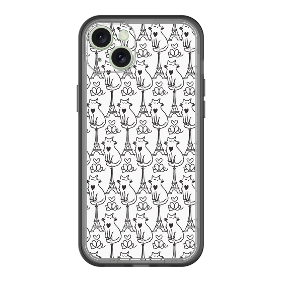 スリムプロテクションプレミアムケース［ ELLE - Cats ］
