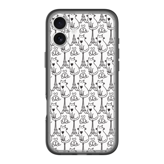 スリムプロテクションプレミアムケース［ ELLE - Cats ］