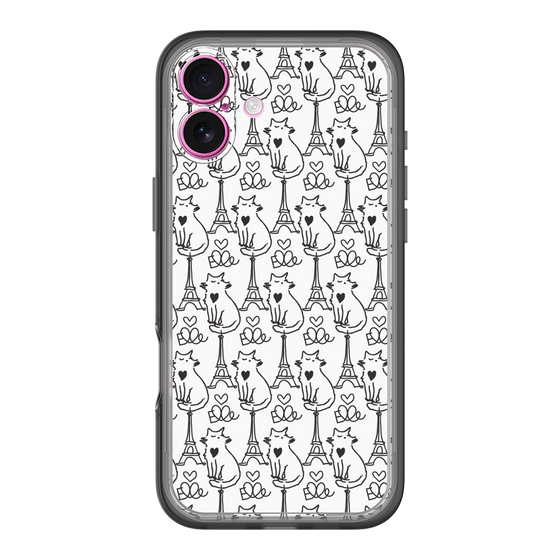 スリムプロテクションプレミアムケース［ ELLE - Cats ］