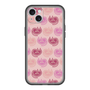 スリムプロテクションプレミアムケース［ ELLE - Cat Pattern - ピンク ］