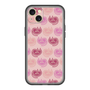スリムプロテクションプレミアムケース［ ELLE - Cat Pattern - ピンク ］