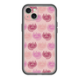 スリムプロテクションプレミアムケース［ ELLE - Cat Pattern - ピンク ］